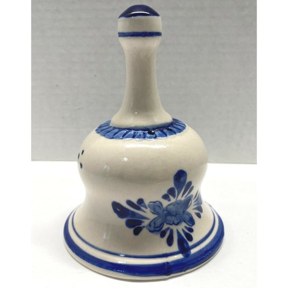 Dutch Windmill Dinner Bell Holland Hand Painted Vintage Japan 4.5" Tall - Picture 7 of 11